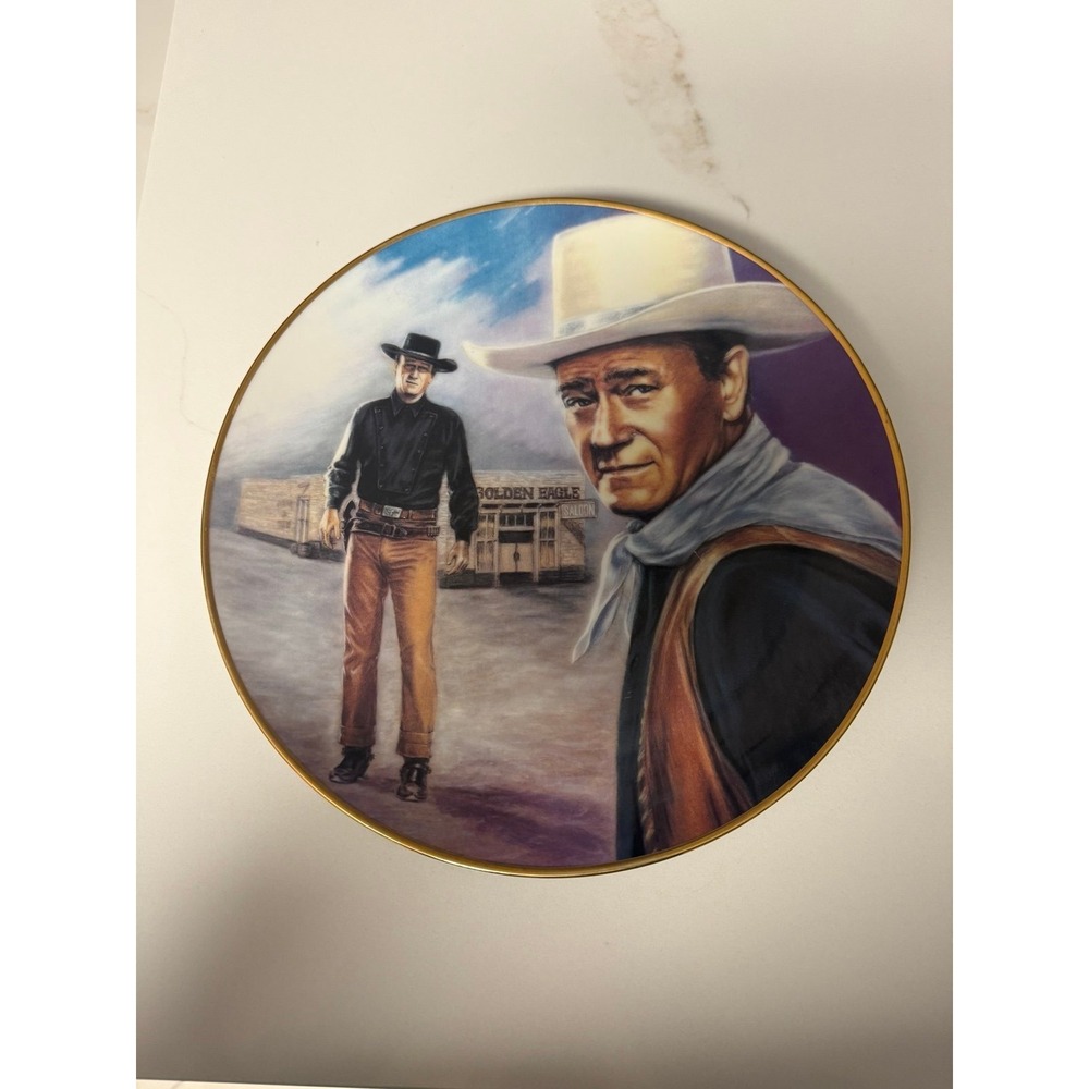JOHN WAYNE SHOWDOWN WITH LAREDO COLLECTORS PLATE #907 A